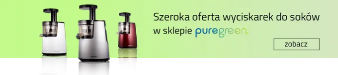 Oferta wyciskarek w sklepie Puregreen